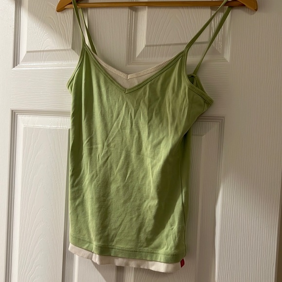 Esprit Y2K tank top lime green size S - Picture 1 of 2